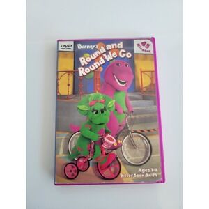 Barney Round and Round We Go DVD Kids Educational‎ Songs Transportation 2002